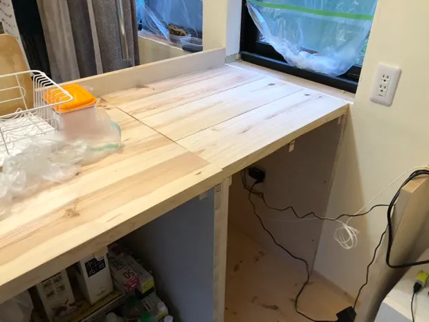 キッチン天板DIY